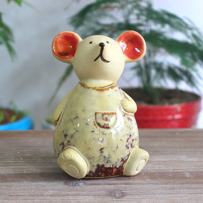 【廠家直銷陶瓷窯變釉老鼠工藝品 休閉家居動(dòng)物老鼠擺設(shè)5668】?jī)r(jià)格,廠家,圖片,陶瓷工藝品,德化縣宏杰陶瓷工藝廠-