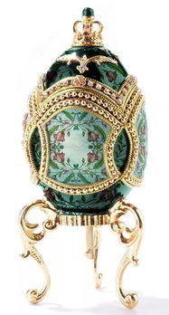 藝術(shù)鑒賞 Fabergé俄羅斯彩蛋工藝品擺件